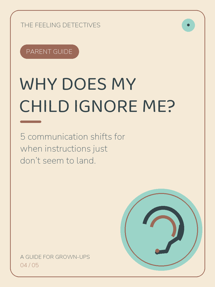 Cover of Why Does My Child Ignore Me? — 5 communication shifts for parents